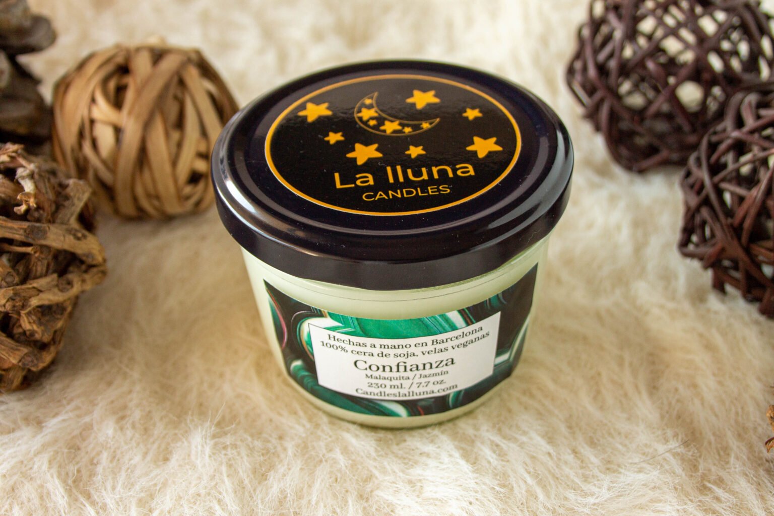 vela de soja con malaquita (3)