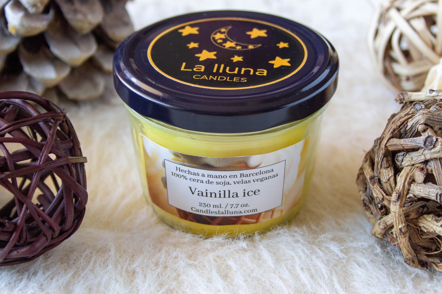 vela vegana de cera de soja aroma helado de vainilla (6)