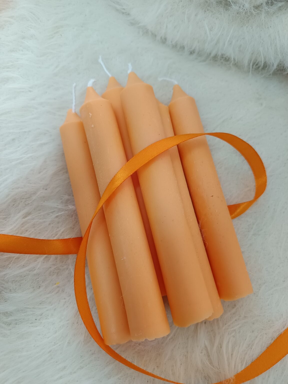 vela intencionada naranja