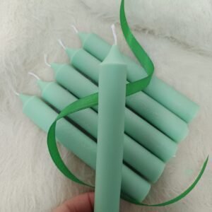 Vela Intencionada verde<br>🍀Suerte, Salud y Abundancia🌿